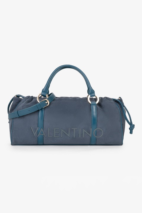 Valentino Bags, Geanta duffle cu bareta detasabila, Albastru petrol