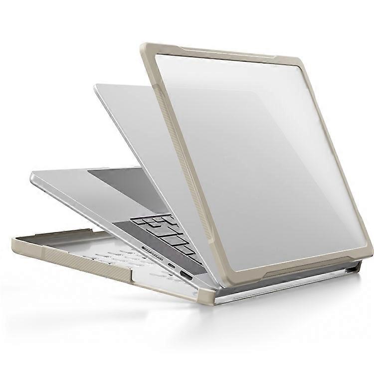 Husa laptop 16 inch PC TPU khaki antisoc