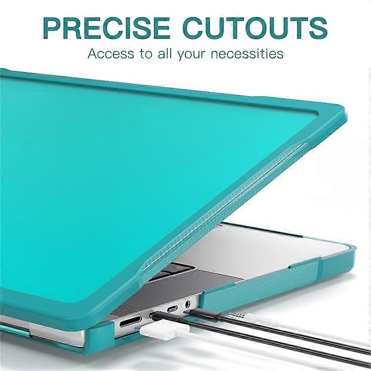 Husa laptop 16 inch PC TPU albastru deschis antisoc