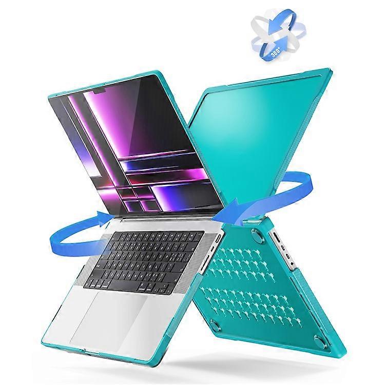 Husa laptop 16 inch PC TPU albastru deschis antisoc
