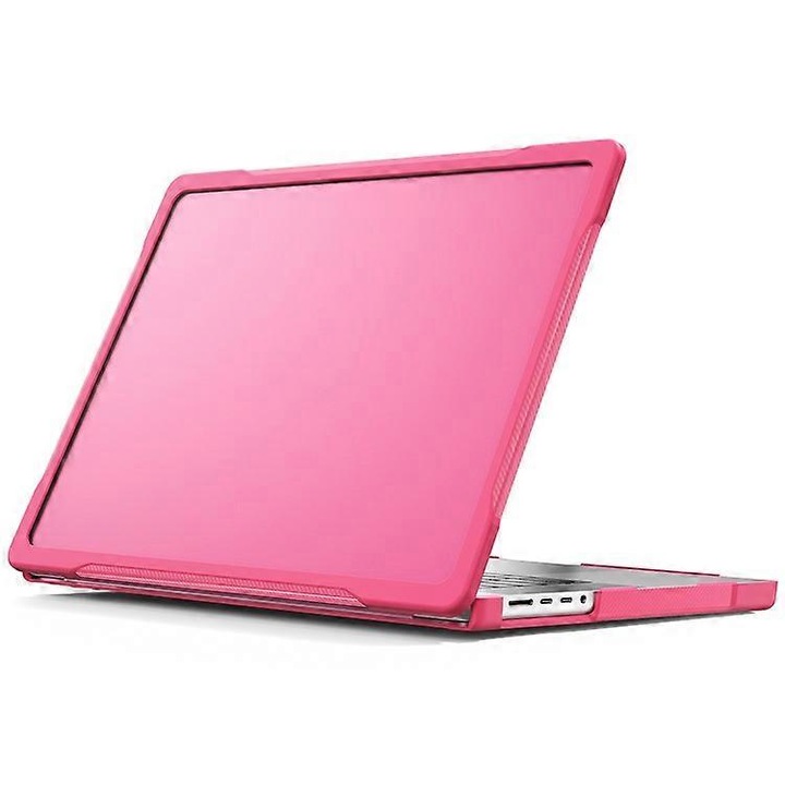 Laptop tok 16 hüvelykes PC TPU rózsaszín ütésálló