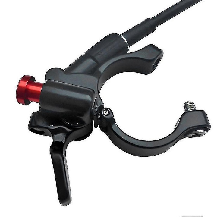 Maneta telecomanda dropper aluminiu 22.2mm negru 45x65cm