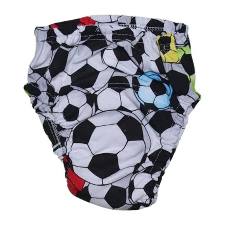 Sensillo SILLO-2406-12 bili WC-re szoktató bugyi, focis mintával, fiúknak, többszínű 80-86 CM