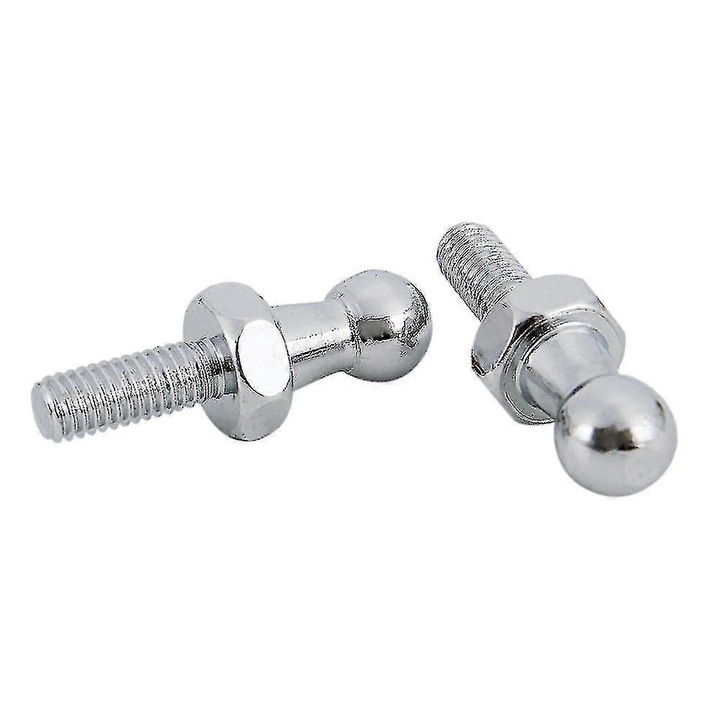 Suruburi bile 10mm M6, set 2 buc, metal, argintiu