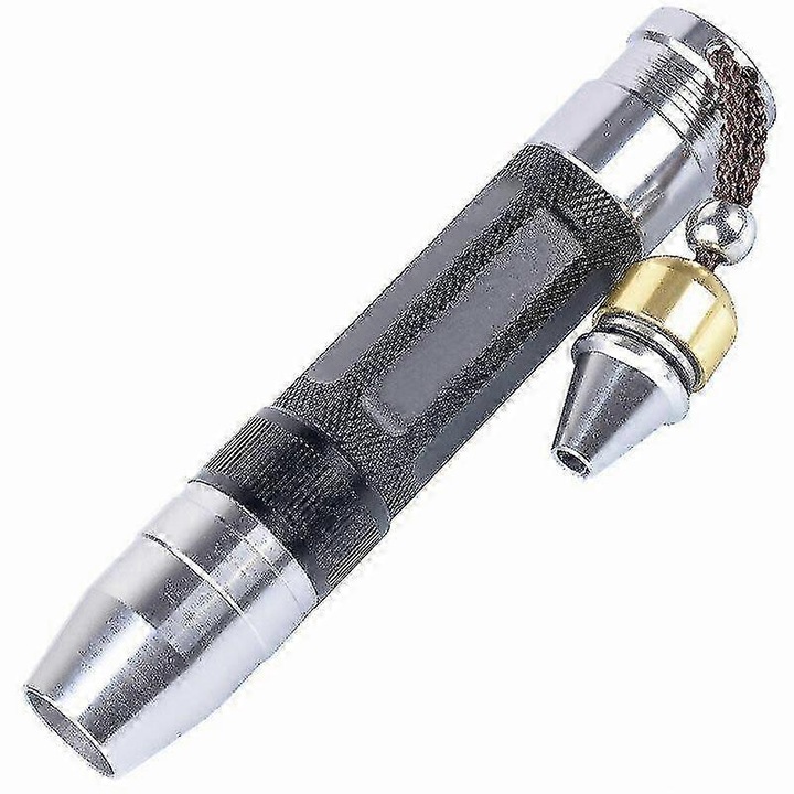 Lanterna LED 3 lumini alb galben UV 365nm, aluminiu, 133.5x23.6mm, 700 lumeni