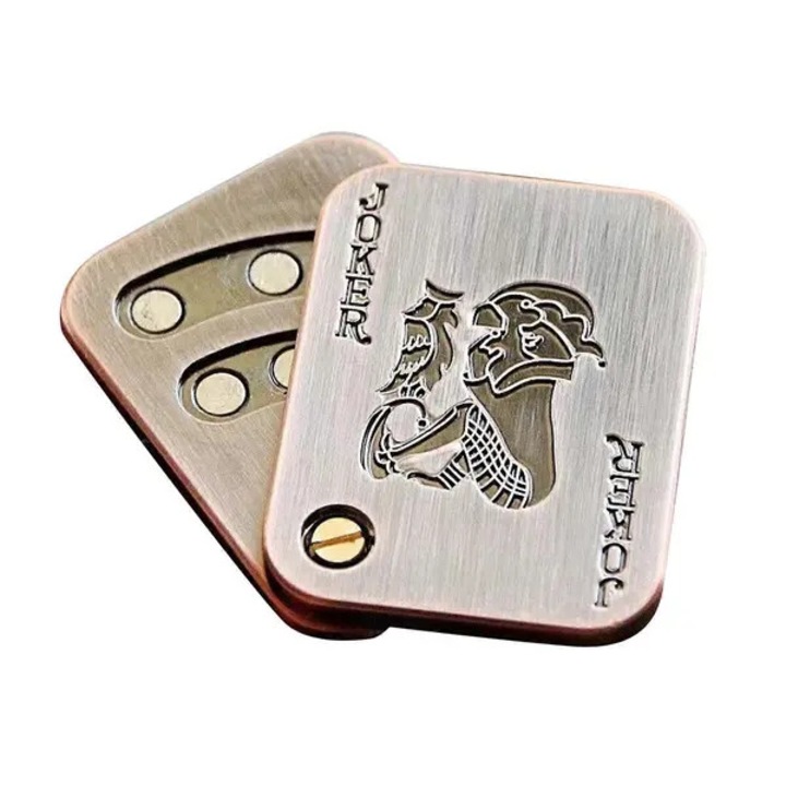 Többszínű fém fidget slider póker játék 36x6x1cm