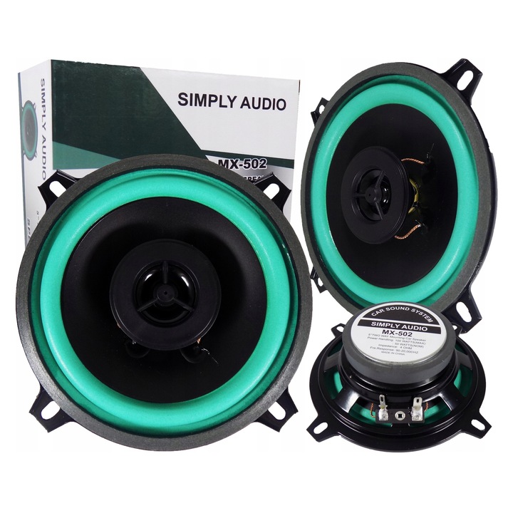 Set boxe auto Simply Audio 13cm 2 cai 100W 4 ohm