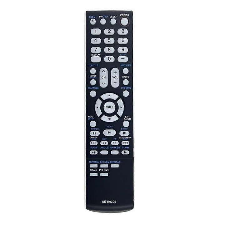 Универсално дистанционно управление за DVD усилвател, черно, 1x10м, 14x4x2см