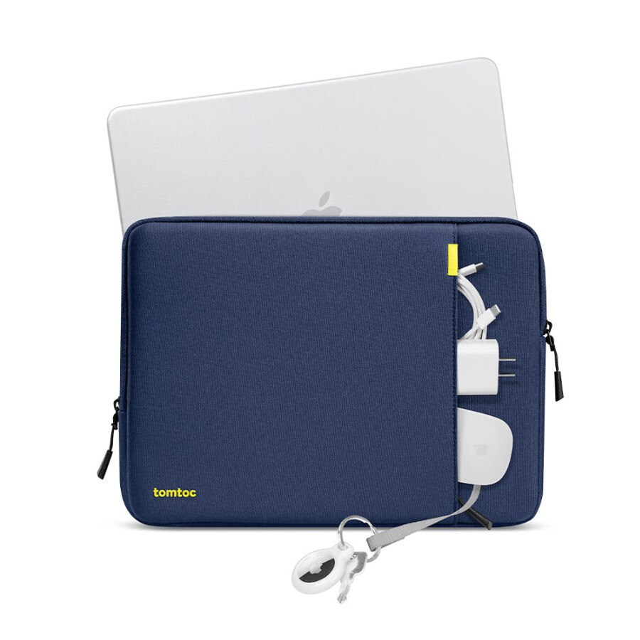 Husa Tomtoc Defender A13 compatibila cu Macbook Neo 13 inch 2026, Navy Blue