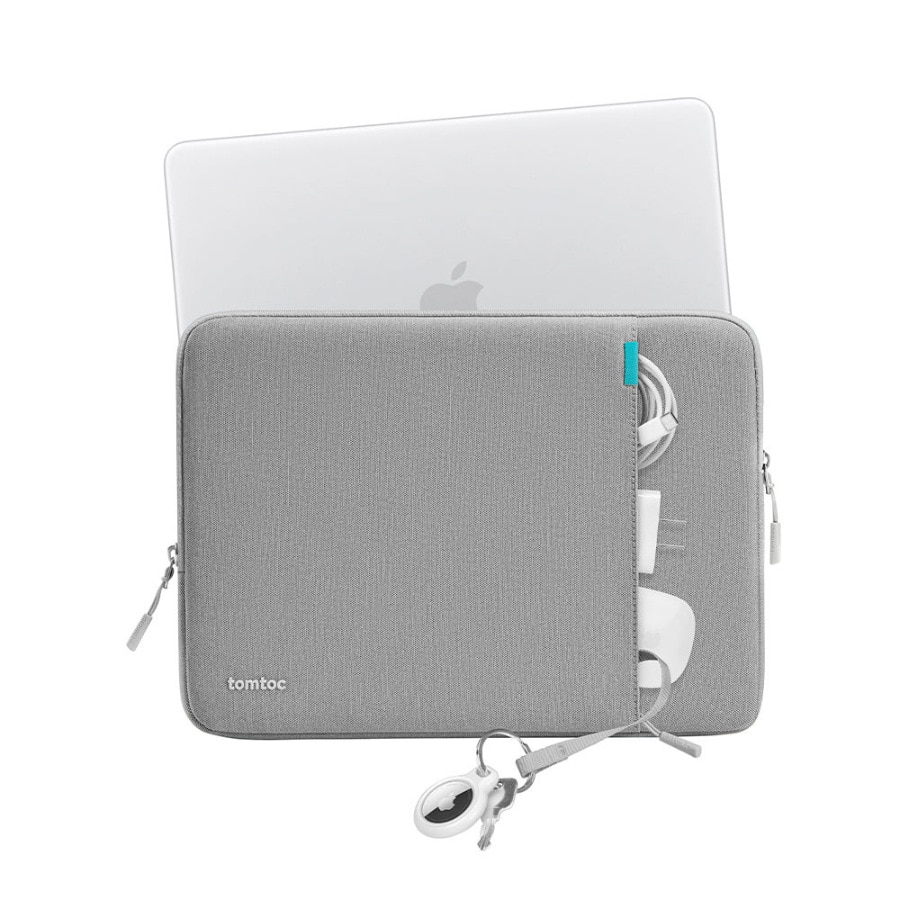 Husa Tomtoc Defender A13 compatibila cu Macbook Neo 13 inch 2026, Gri