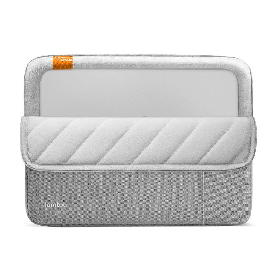 Husa Tomtoc Defender A13 compatibila cu Macbook Neo 13 inch 2026, Gri
