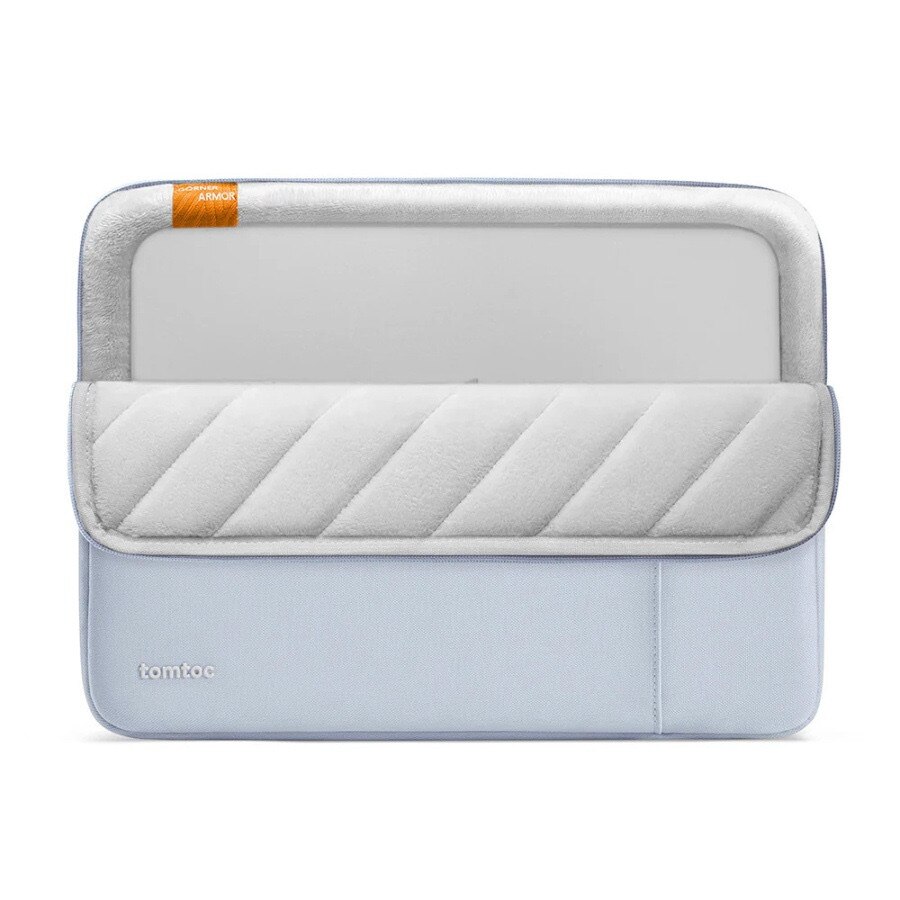 Husa Tomtoc Defender A13 compatibila cu Macbook Neo 13 inch 2026, Mist Blue