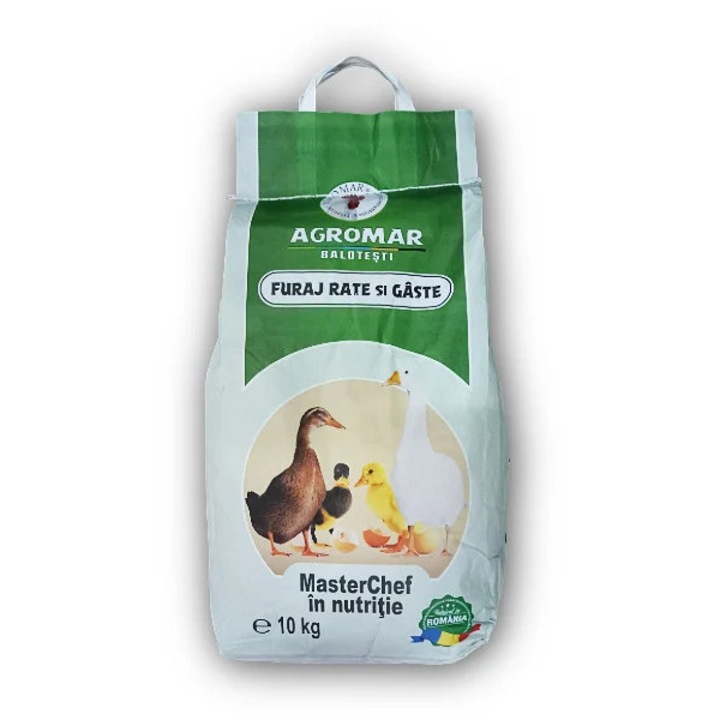 Furaj crestere granulat, rate si gaste, Agromar, 10 kg
