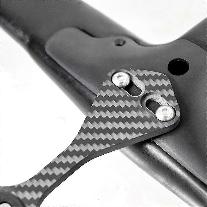 Suport computer bicicleta carbon, negru, universal, 25mm, 10x5x3cm