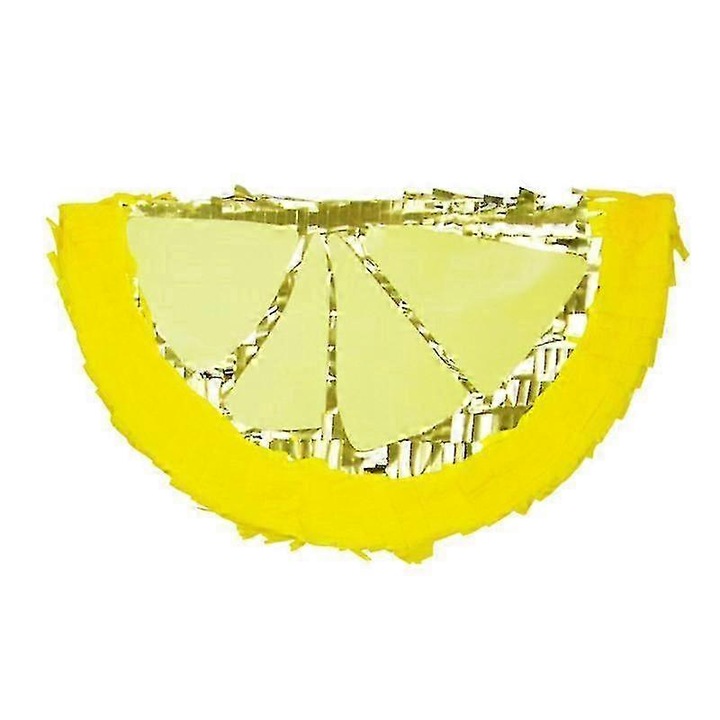 Pinata lamaie, 30x17x8cm, galben, hartie, set 1 bucata