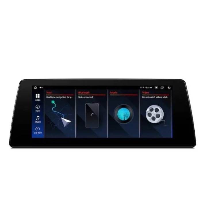 BMW 6-os Széria, F06, F12, F13 Navigációs Rendszer, CIC, 10.2 hüvelykes Képernyő, Android, Octa-Core Processzor, 4G RAM memória, GB belső memória