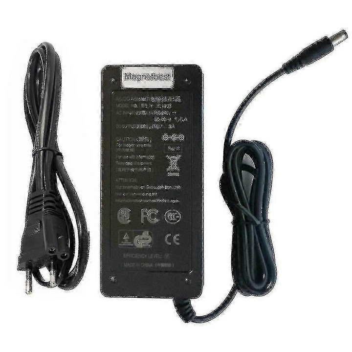 Захранващ адаптер 19V 3A, AC DC адаптер, черен, EU, за преносима Bluetooth колонка