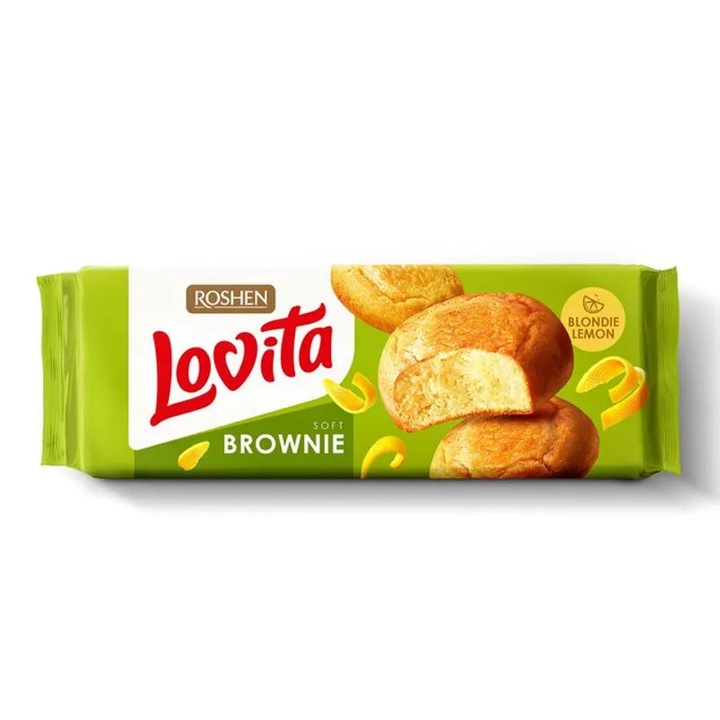Citrom ízű sütemény, Roshen Lovita Brownie 152gr