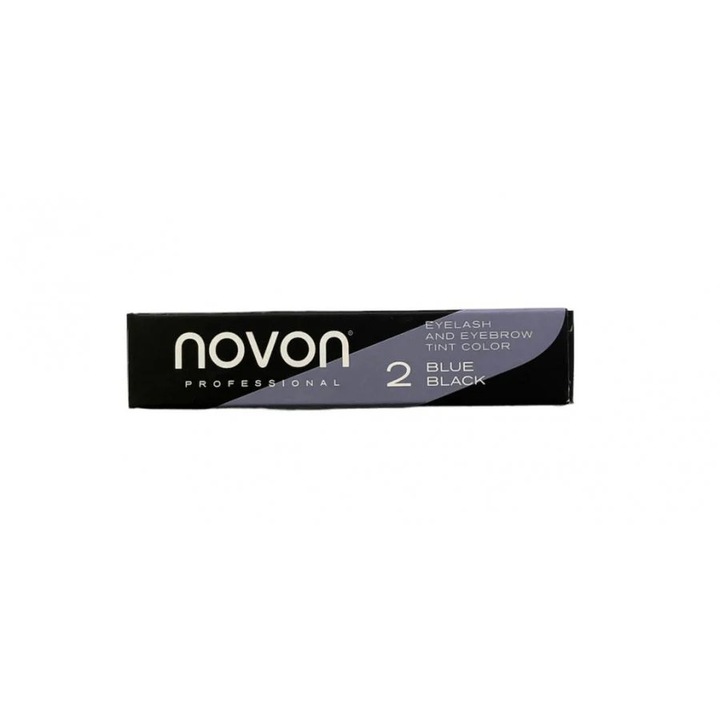 Szempilla- és szemöldökfesték - Eyebrow&Eyelash Tint 2 Blue Black 15ml - Novon