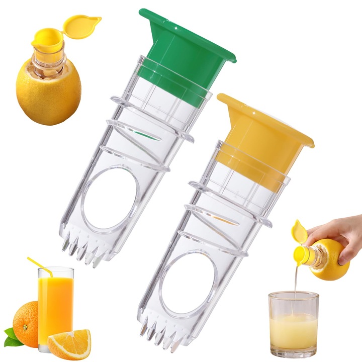 Citrusprés, limeprés, új spirálos citrusprés, beépített szűrős kézi prés, hordozható kézi prés
