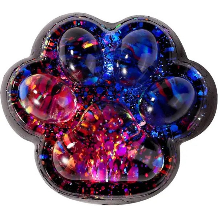 Jucarie squishy pisica, moale, 6.5x6.5cm, multicolor