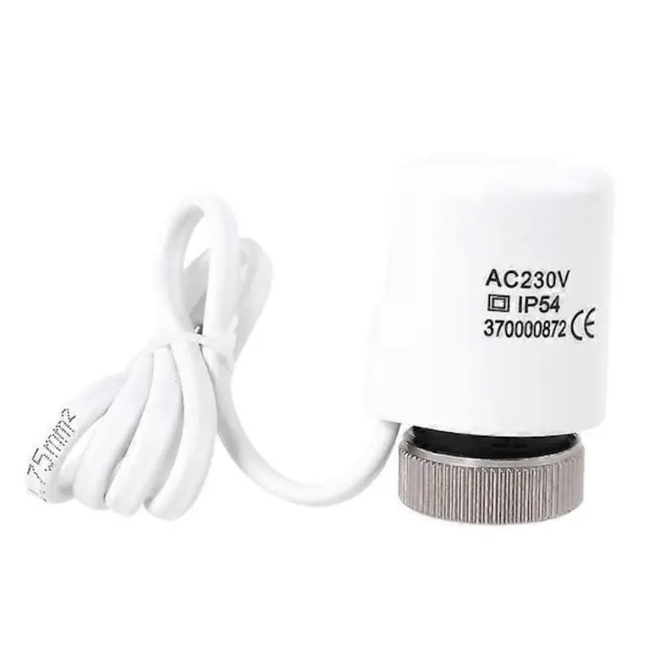 Elektromos termikus szelepmozgató 230V NC M30x1.5mm padlófűtéshez