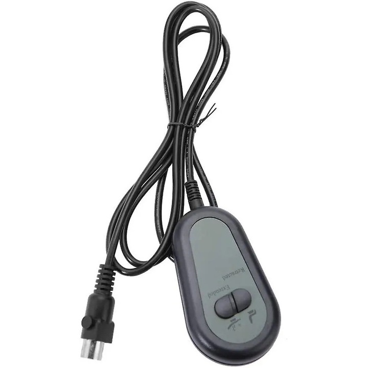 Telecomanda cu fir pentru fotoliu rabatabil, 2 butoane sus/jos, conector 5 pini rotund, cablu 1.5 m, negru, IZO-CJ-K0502-20260806-2692