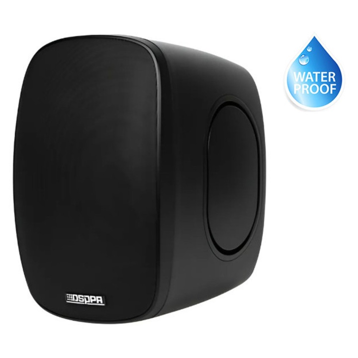 Boxa de exterior 50W DSPPA DSP6050, cu transformator 100V, negru