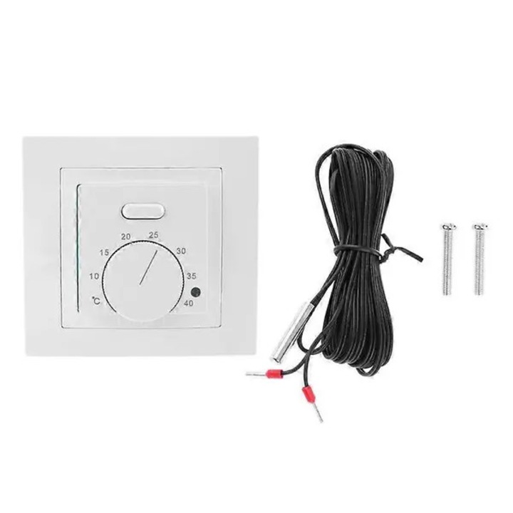 Elektromos padlófűtés termosztát 16A 220-240V hőmérséklet-szabályozás 86x86mm