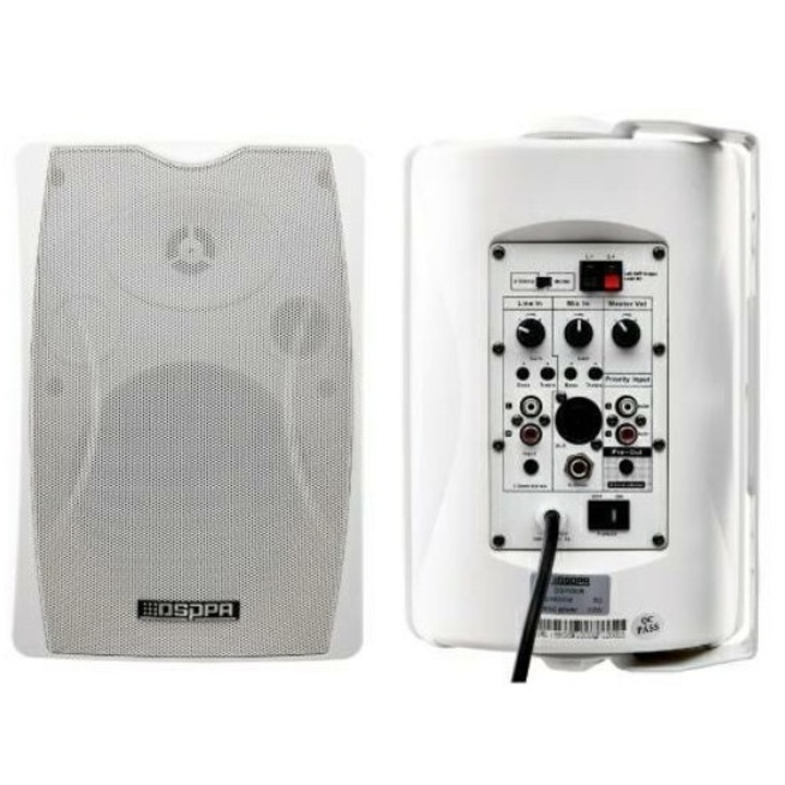 Boxa activa de perete 20W, DSPPA DSP6604, Alba