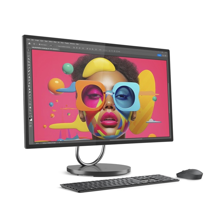 All-In-One Lenovo Yoga AIO 32ILL10 F0HX001VPB, 31.5 inch 3840 x 2160, Intel 256V 8 C / 8 T, 2.2 GHz - 4.8 GHz, 12 MB cache, 16 GB RAM, 1 TB SSD, Intel Arc Graphics 140V, Windows 11 Pro