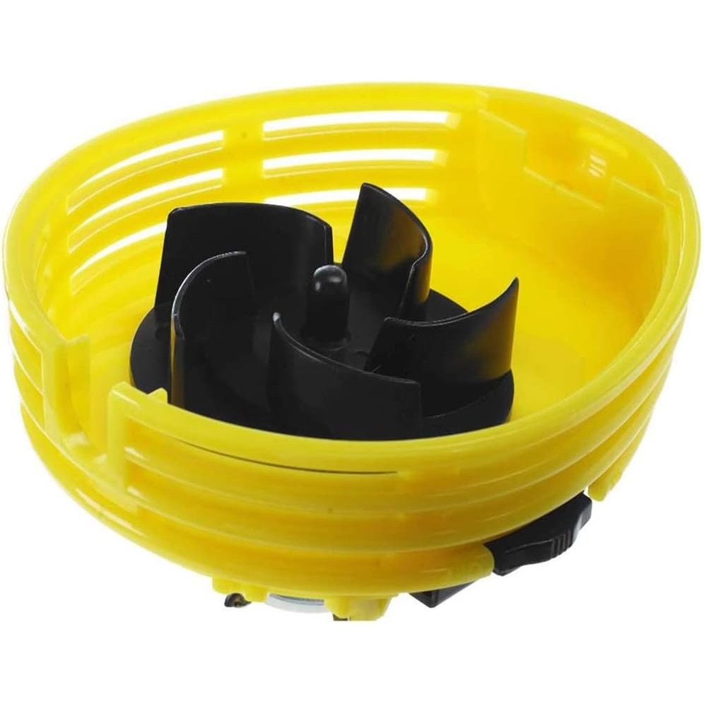 Aspirator de mana portabil mini, design cartoon, galben, 10.6x8.5x6.7cm