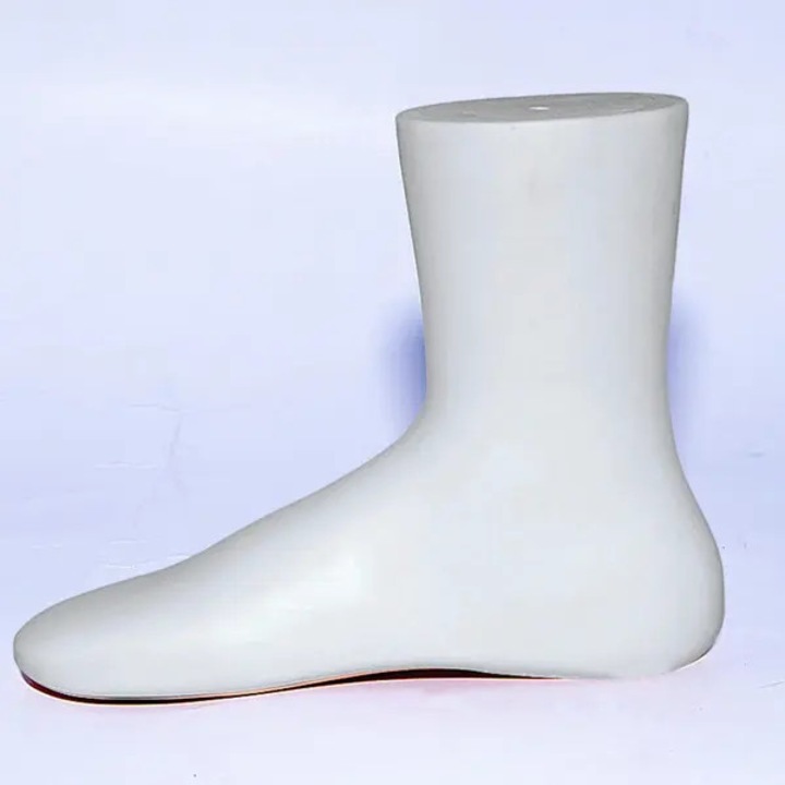 Модел крак манекен PVC винил 22.5x7.8x19cm за обувки чорапи бижута