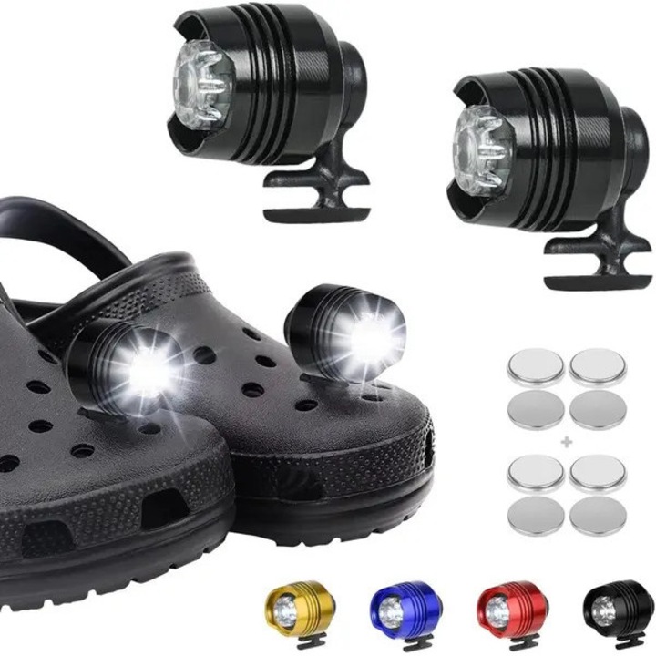 LED фенер комплект 2 бр. черен, 3 режима, водоустойчив, 145ч автономност