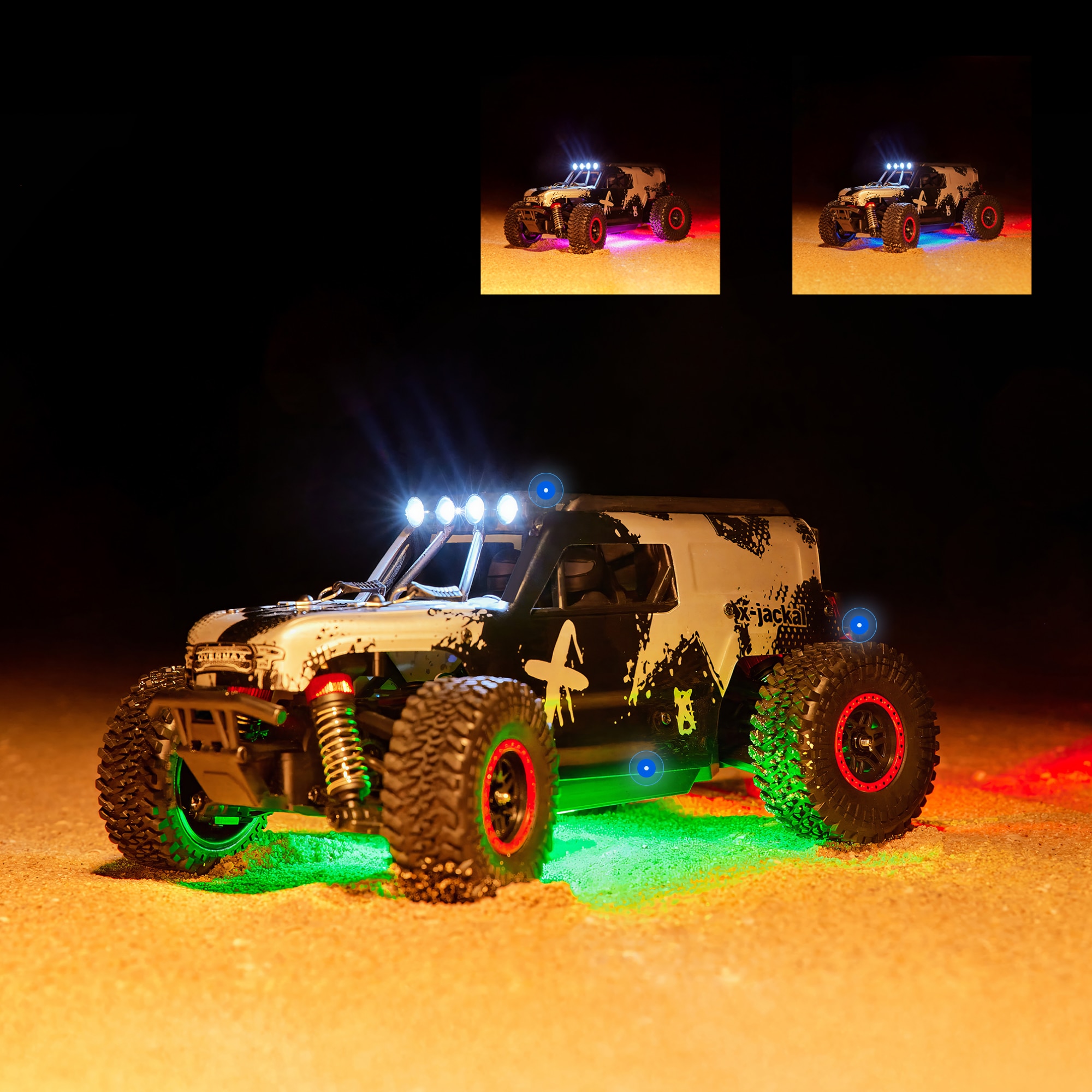 Masina telecomanda, masina RC, Monster Truck, X-JACKAL, 80 de