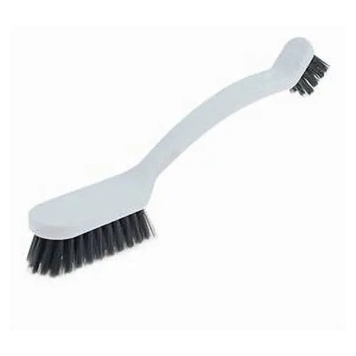 Kétoldalas multifunkcionális tisztítókefe, 25cm, fekete-fehér