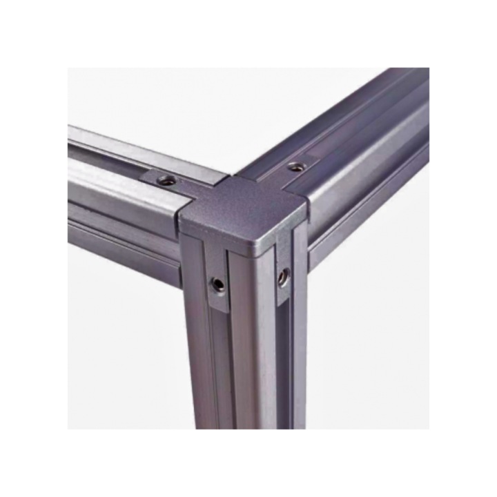 Conector intern V-SLOT 3 laturi negru 35x35x21mm profile 20x20
