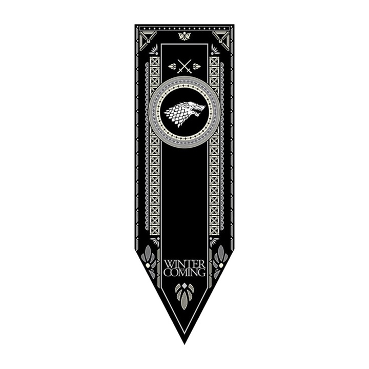 Steag Game of Thrones, házi címer, 18x60 inch, többszínű