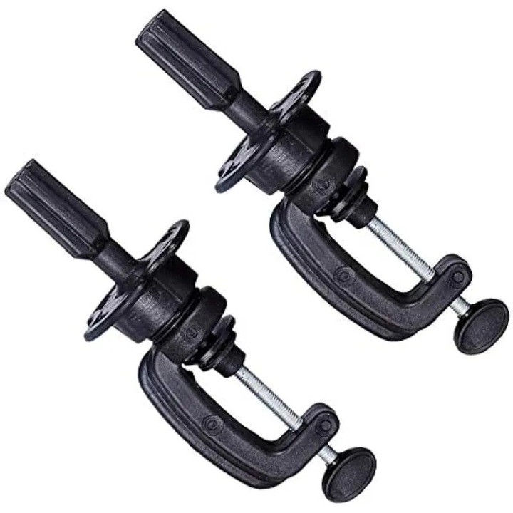 Suport pentru manechin coafor, reglabil, plastic metalic, negru