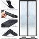 Perdea termica magnetica, transparenta, 100x210cm, rezistenta la apa si temperaturi, pentru usa