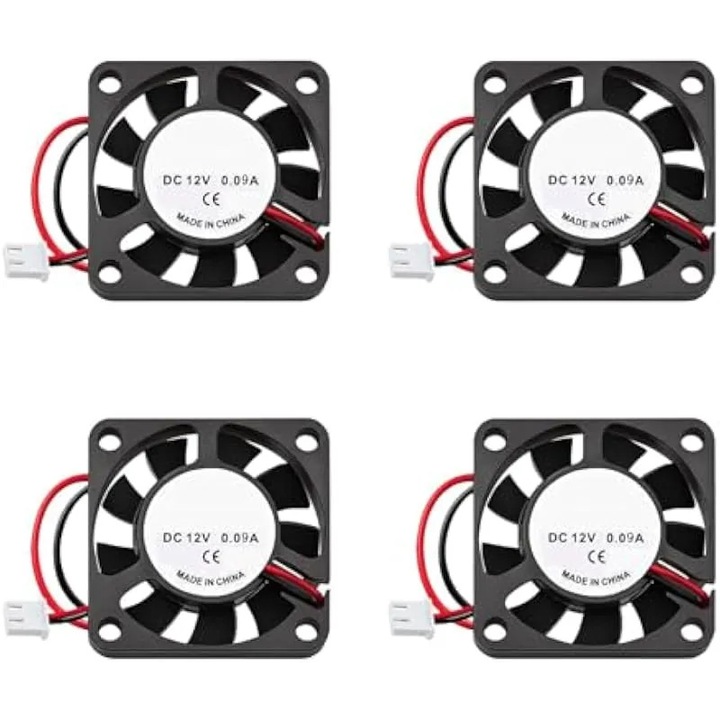 PC ventilátor 40x40x10mm 12V 0.09A 6.32CFM 30cm kábellel