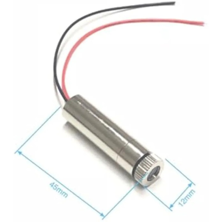 Module laser rosu 650nm 3-6V metal 2 buc set