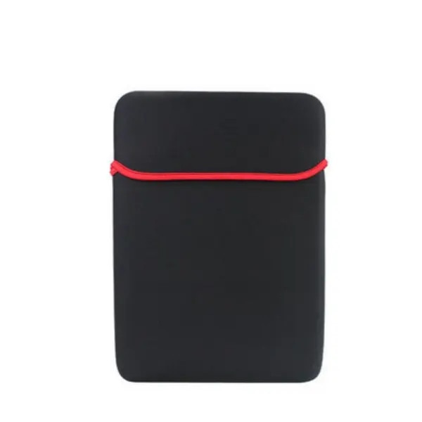 Husa pentru laptop din SBR, rezistenta la socuri si impermeabila, PRE-CJk0515-26-0806-198, negru/rosu, 14 inch