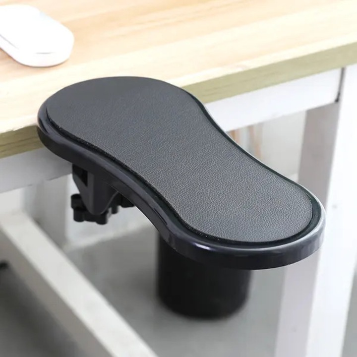 Ergonomikus csukló- és kartámasz, fekete, kompakt