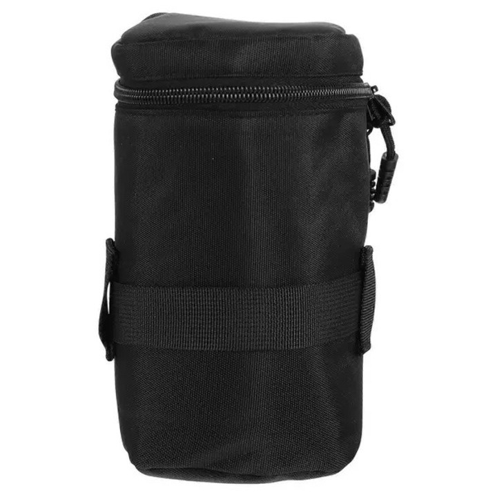 Husa protectie obiectiv camera, negru, 9x9x16cm, cu curea