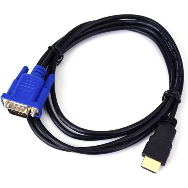 HDMI към VGA адаптерен кабел 1.8м черен