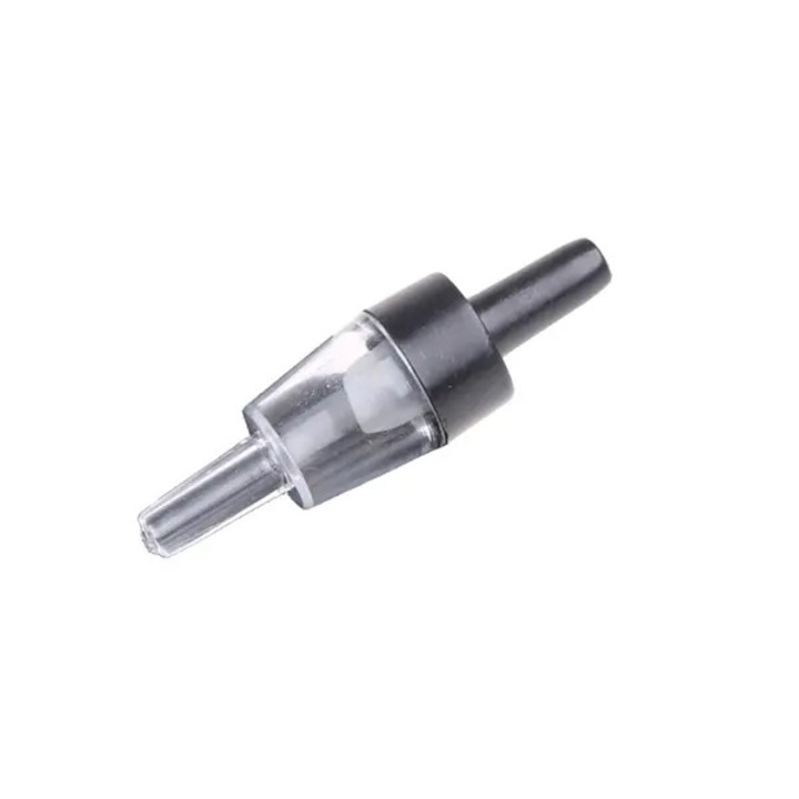 Akváriumi visszacsapó szelep, tartós műanyag, kék, fekete, átlátszó, piros, 4mm