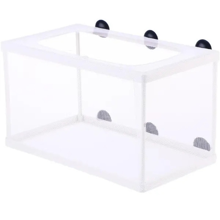Háló a halak neveléséhez, 26x15x15cm, poliészter, átlátszó
