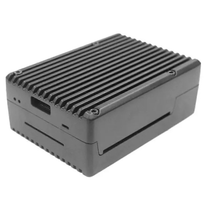 Alumínium hűtő fémház Raspberry Pi 3B 3B+ számára, fekete, 88x63x35mm