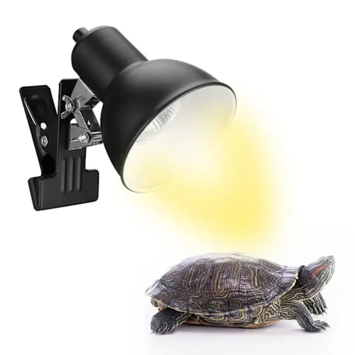 Lampa incalzire reptile 75W negru 95x105mm cu clema